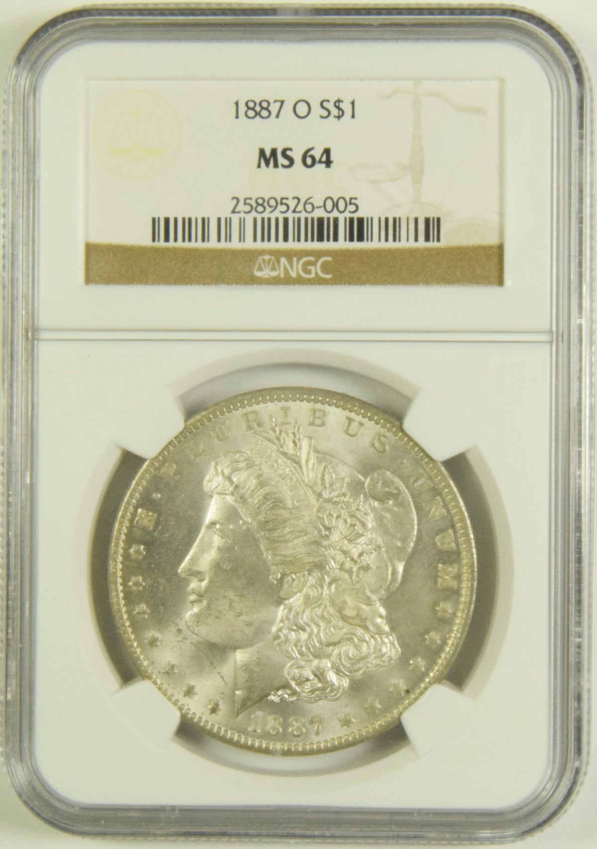 1887-O Morgan Dollar . . . . NGC MS-64