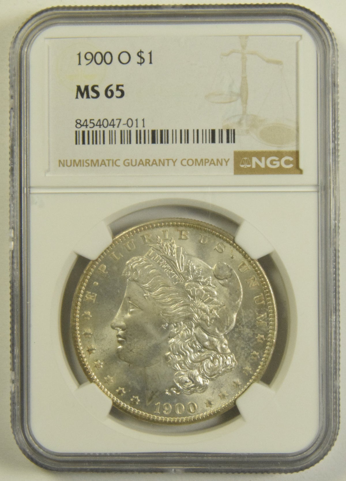 1900-O Morgan Dollar . . . . NGC MS-65