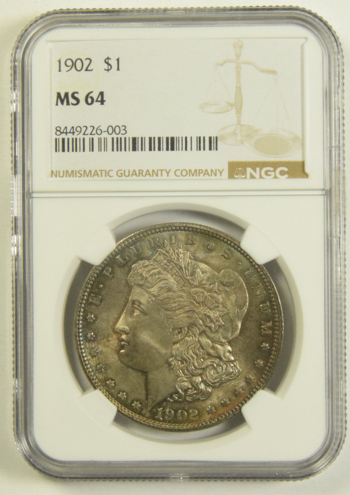1902 Morgan Dollar . . . . NGC MS-64