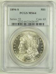 1894-S Morgan Dollar . . . . PCGS MS-64