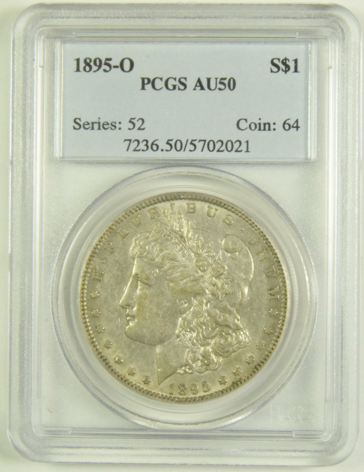 1895-O Morgan Dollar . . . . PCGS AU-50