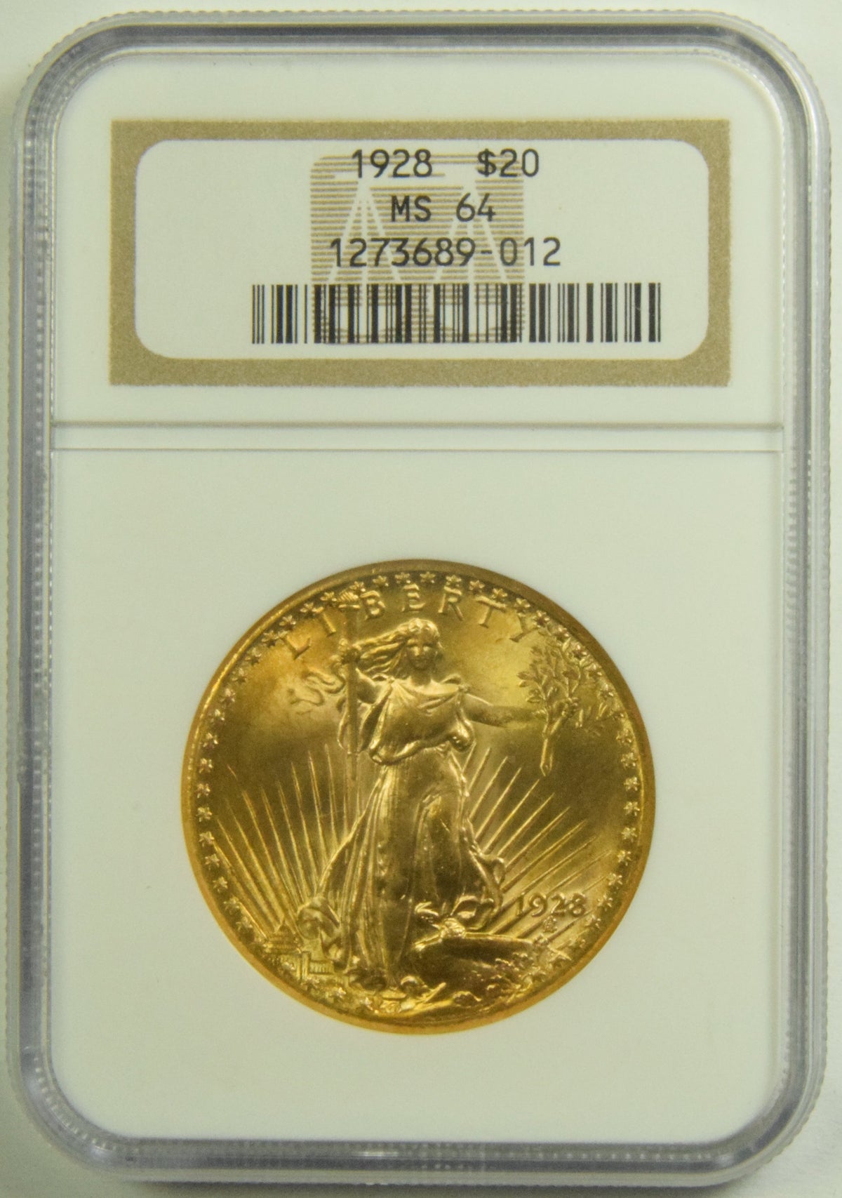 1928 $20.00 St. Gaudens Gold . . . . NGC MS-64