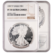 1987-S - 1999-P Silver Eagle PF70 Ultra Cameo Brown Label