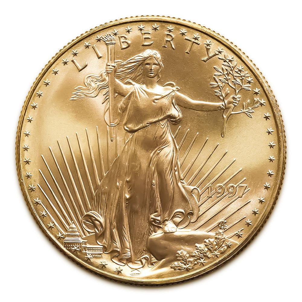 OGP Proof Gold Eagle $5 with COA (1/10 oz) 1989-2000