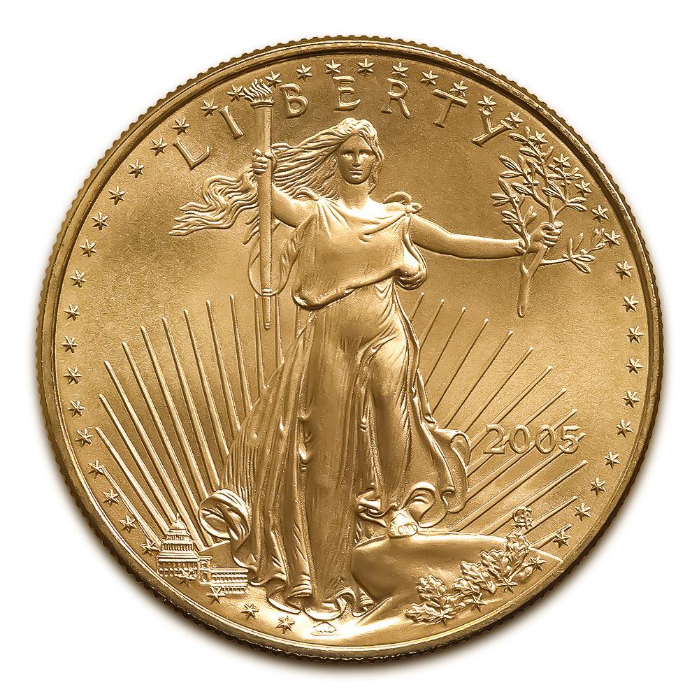 OGP Proof Gold Eagle $5 with COA  (1/10 oz)  2001-2016