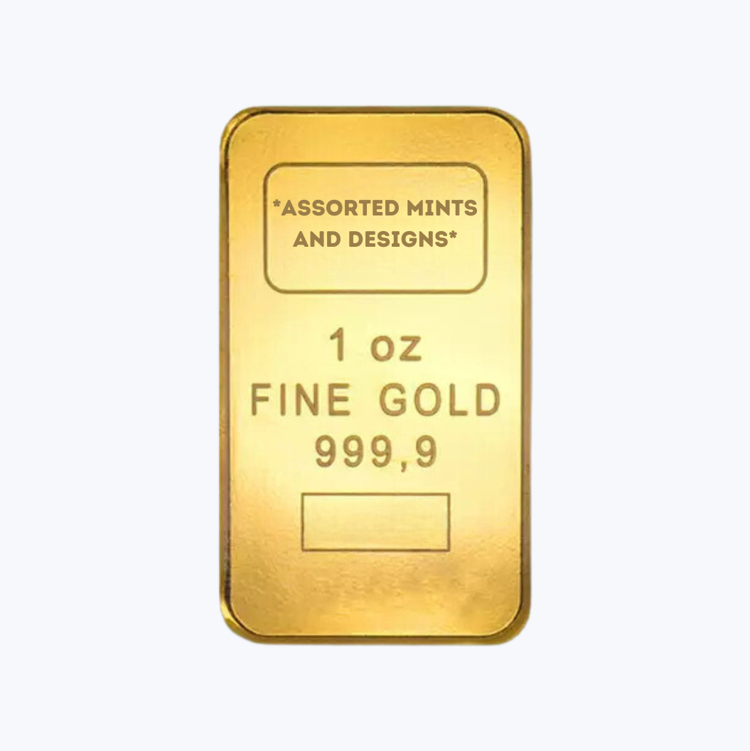 1 oz 999 Fine Gold Bar