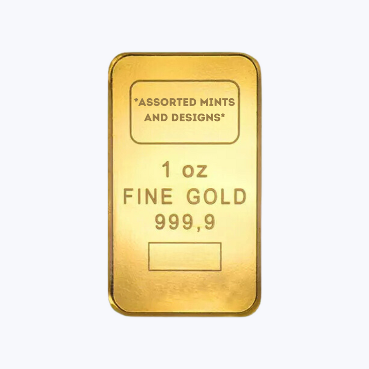 1 oz 999 Fine Gold Bar