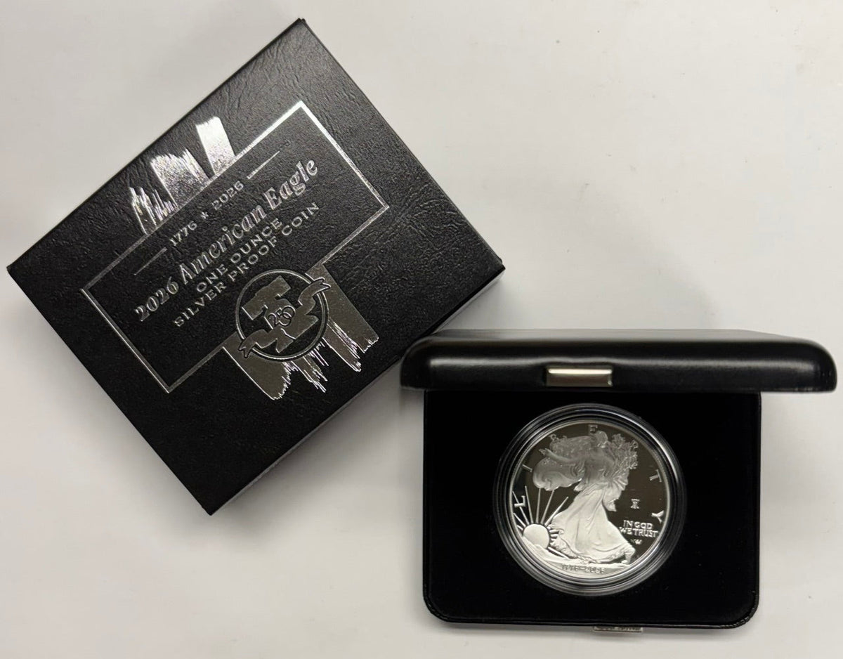 2026-W 250th Anniversary Dual Date Liberty Bell Privy Silver Eagle . . . . Superb Proof OGP-COA