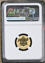 2025 4g Ascension Lincoln - Omega Privy First Day of Issue Gold 1C Rev PF 70