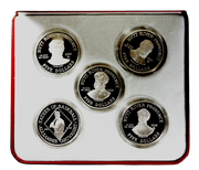 Father's of Baseball Limited Edition Collection SIlver Proof 1 oz Rounds