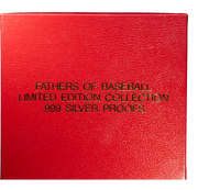 Father's of Baseball Limited Edition Collection SIlver Proof 1 oz Rounds