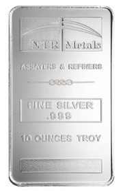 10 oz Silver Bars (random brands)