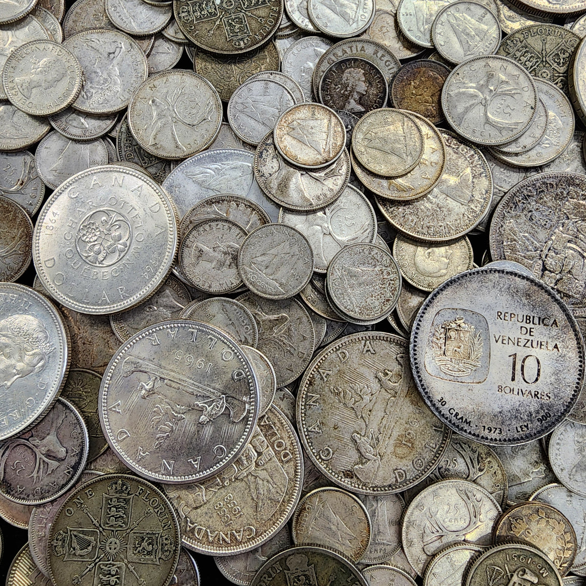 100 Grams of World/Foreign Silver Coins